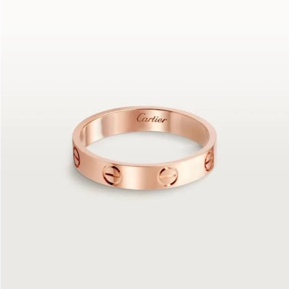 Cartier Pink Gold Love Band